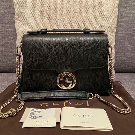 gucci dollar calf nero bag|gucci purses for women.